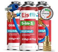 Refrigerante EISFRO 2x R1234yf+5 in 1 R1234yf di Ricambio Climatizzatore Kit