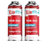 Refrigerante EISFRO 2x R1234yf Gas di Ricambio Climatizzatore Kit per veicoli