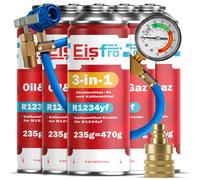 Refrigerante EISFRO 4x R1234yf+3 in 1 R1234yf di Ricambio Climatizzatore Kit