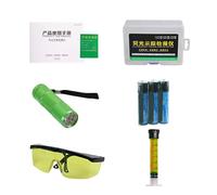 Refrigerante Leak Detector, Air Conditioner Repair Detection Tool, Portable UV Light Detector, Accurate Fluorescent Dye for Basement RV Vehicle Home AC Systems Manutenzione