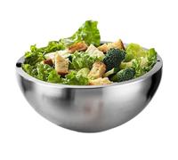 refrigerante per salsa, Guacamol in acciaio a doppia | Ciotola per servire con ghiaccio per salse, zuppe, frutta, picnic, barbecue, campeggio, e