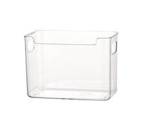 Refrigerator Bins, Clear Door Storage Containers, Kitchen Organizer With Built In Handles, Food Safe Fridge Organizing Boxes For Home Kitchen Pantry Cabinet Freezer Snack Fruit Vegetable Seasoning