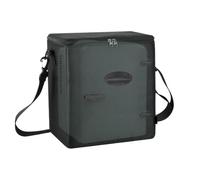 Refrigerator Carrier Case, Nylon Zipper Refrigerator Organizer, Black Makeup Case, 11.02x7.87x12.8inches Portable Freezer Protector with Shoulder Strap, Storage Solution for Home