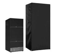 Refrigerator Cover for Outside - Waterproof Oxford Fabric Fridge Protector with Zipper | Heavy Duty Freezer Cover for Kitchen & Restaurant, 3 Sizes for Outdoor Units, Double Needle Sewing