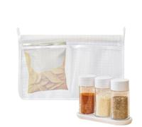 Refrigerator Door Organizer Set, Fridge Hanging Mesh Bag For Kitchen, Small Reusable Breathable | Fridge Door Organizer Basket For Snacks Tea Packs Kitchen RV Breakroom Busy Parents Home Cooks Elder