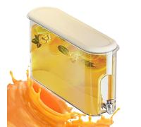 Refrigerator Drink Dispenser, Beverage Jug with Spigot, 14.76 Inches Leakproof Design & Cold Water Pitcher, Lemonade Stand Juice Container for Daily Use, Kitchens, Patios, Outdoor