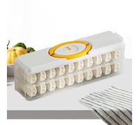 Refrigerator Dumpling Box - Space-Saving Stackable Storage Box | Multilayer Storage Box for Household | Portable Transparent Food Preservation Case, Dumpling Organizer for Home, Kitchen, Restaurant