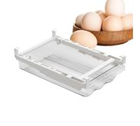 Refrigerator Egg Drawer - Pull Out Under Shelf EggKeeper For Fridge | High Capacity Fridge Egg Storage Box, Pull Out Fridges Organizer Bins For Eggs Fruits Vegetables