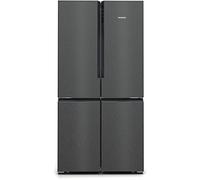 Siemens KF96NAXEA Frigorifero con congelatore french door cm. 91 h. 183 - 605 lt. - black steel - Classe energetica: E
