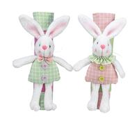 Refrigerator Handle Covers - Bunny Theme for Seasonal Decoration | Soft Fabric Wrap with Anti Slip Design, Appliance Grip Sleeves for Kitchen Microwave Oven Living Room Dining Area Gift Decor