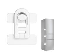 Refrigerator Lock - Adhesive Keyless Freezer Locks, Fridge Child Lock, Refrigerator Door Locks, Child Proof Fridge Lock, Oven Baby Proofing for Cabinets, Drawers