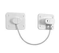 Refrigerator Lock, Child Proof Cabinet Locks For Baby Safety, Multifunctional Child Protection Bolts For Cabinets, Drawers, Ovens, And Appliances, Easy Install Baby Proofing, ABS Material
