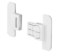 Refrigerator Locks, Lock Refrigerator, Self-Adhesive Fridge Closer, Fixed Buckle Safety, Easy Install Childproof Latch, White 2-Pack for Kids Adults Daily Use Home RV Glass