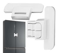 Refrigerator Locks, Refrigerator Door Latch, Self Adhesive Buckle, Sturdy Safety Device, Fridge Closer Lock for Kids Protection, Adults, Home, Rv, and Glass Cabinets