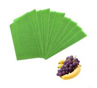 Refrigerator Mats 10-Pack Sponge per liner Green Refrigerator(450*290*3MM) | 10-pack green sponge liners, -inhibiting, keeps produce fresh, fits standard shelves, easy maintenance
