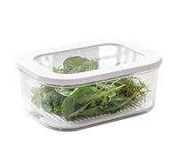 Refrigerator Storage Box, Clear Stackable Container, Refrigerator Fruit Box | Refrigerator Food Vegetable Saver for Flour Sugar Beans Tomatoes Lettuce