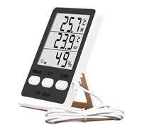 Refrigerator Temperature Gauge - Outdoor Temperature Gauge Hygrometer | Waterproof Fish Tank Hygrometer For Food Storage Warehouse Catering Service Providers Kitchen