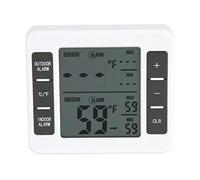 Refrigerator Thermometer with Wireless Temperature Sensors & Audible Alarm for Fridge & Freezer