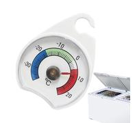 Refrigerator Therмometēr, Pointer-Type With -30℃ To 20℃ Range, Mini Hanging Therмometеr For Freezer Anď Fridge, Easy-Read Household Kitchen Tool, Essential For Food Saƒety And Appliance Monitori