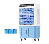 Refrigeratore Aria Condizionatori Portatili ad Acqua Raffrescatore Evaporativo a Palude, 80 W, Ventola di Raffreddamento, Display LCD a 3 Velocità per Camera da Letto, Casa e Ufficio(38 x 13 x 17 in/9