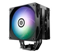 ENERMAX ETS-T41D-ARGB - Radiatore con indicatore di stato digitale, 2 x 120 mm, ARGB PWM-Fan Forward-Reverse Blade, cuscinetti FDB, 4 x 6 mm, verniciati HP|TDP 220W+|incl. Dow Corning TC-5888 |Intel