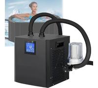 Refrigeratore d'acqua a immersione fredda per casa e palestra, controllato a pulsante, con filtro esterno e pompa sommergibile, ideale per recupero e relax, perfetto per bagni di ghiaccio