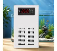 Refrigeratore D'acqua Compatto Per Acquari Con Pompa E Tubo, Sisteme Di Raffreddamento Elettronico Silenzioso Con Display Digitale Per Idroponice, Barriere Coralline E Acquari D'acqua Dolce(35L)