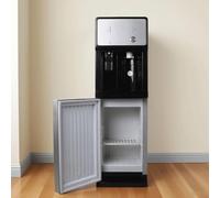 Refrigeratore d'acqua da pavimento indipendente con alimentazione a rete Erogatore d'acqua 3 in 1 Con divisori rimovibili e mobiletto portaoggetti Presa di corrente necessaria Per uso domestico