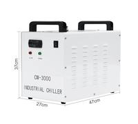 Refrigeratore d'acqua industriale CNC CW-3000 Refrigeratore d'acqua for macchina for raffreddamento del vetro da 80W-130W