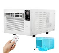 Refrigeratore d'Aria Portatile, deumidificatore Silenzioso sussuro per Piccole stanze, Rete di zanzare Inclusa, Staffa per Tende, 38dB a Basso Rumore, Viaggio dormitorio della Camera da Letto