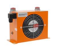 Refrigeratore idraulico a olio, 12 V, 48 W, in rame, raffreddato ad aria | Alloggiamento in metallo saldato, ventola da 12 V, 48 W, capacità di raffreddamento 680 kcal/h, per macchine agricole ed
