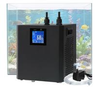 Refrigeratore per acquario, 79 galloni, 1/3 HP, sistema di raffreddamento attivo con display a LED, pompa dell'acqua a tubo, telecomando per acquari idroponici
