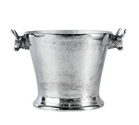 Refrigeratore per champagne, in alluminio argento, per spumante, vino e champagne, 33 cm