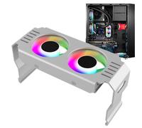Refrigeratore per CPU, dissipatore di calore silenzioso con doppia ventola da 120 mm, raffreddamento ad aria con luce ARGB regolabile CPU per computer, dissipazione del calore in casa, sala giochi per