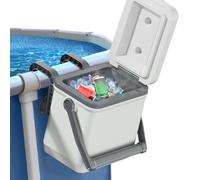 Refrigeratore per piscina per bevande, isolato, con manico, borsa portatile di grande capacità, accessorio per piscina, spa, spiaggia, campeggio, picnic