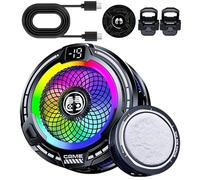 Refrigeratore per telefono ABS & metallo - Raffreddamento magnetico del telefono 30W, Ventilatore per telefono magnetico | Conversione di frequenza AI, Morsetto posteriore magnetico del ghiaccio