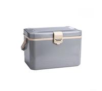 Refrigeratore portatile isolato da pesca con guarnizione in silicone, manico ergonomico e base antiscivolo per uso in tutte le stagioni (14 L (10 L (43 x 29 x 30 cm)