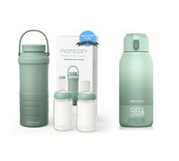 Refrigeratore portatile per latte materno (650 ml) per esterni e scaldalatte portatile per gli spostamenti Raffreddamento esterno prolungato per oltre 24 ore: il refrigeratore per latte materno Momcoz
