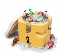 Refrigeratore termico per bevande da 2,5 litri, 11 QT Hot Box per catering, contenitore per zuppe, scaldavivande commerciale, distributore di bevande isolato con interno in acciaio inossidabile e