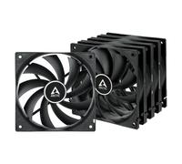 Refrigerazione Aria Arctic F12 120mm Kit 5 Ventole 3-Pin Pack PC Case Nero