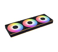 Lian Li UNI FAN CL Wireless 120 mm ARGB PWM Ventola Nero (confezione da 3 con controller) | Potente raffreddamento - per alloggiamento e radiatore