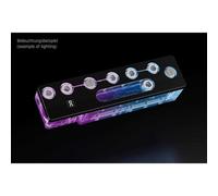 Refrigerazione Liquida Alphacool Apex Distro Plate North XL D5/DDC Nero ARGB