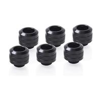 Refrigerazione Liquida Alphacool Kit raccordi Hardtube 1/4" nero ottone