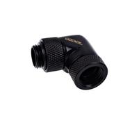 Refrigerazione Liquida Alphacool Racor ottone nero 1/4" angolo 90°