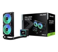 Refrigerazione Liquida Asrock CPC Challenger 240mm 2 Ventole ARGB Nero