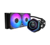 COOLER MASTER DISSIPATORE A LIQUIDO ATMOS II, 2X120MM ARGB, KIT LCD INCL, NERO MLX-D24M-A25SZ-L1