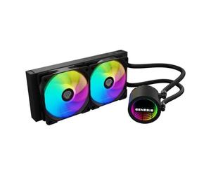 Refrigerazione Liquida Genesis NLG-2319 2 Ventole RGB Multicolore Nero
