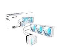 GIGABYTE EAGLE 360 ICE Sistema di Raffreddamento a Liquido per CPU - 3x120mm Ventole ARGB, display LCD a colori, DAISY-CHAIN, Compatibile con Intel LGA 1851 e AMD AM5