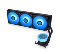 LIANLI Galahad II LITE 360 RGB Black CPU Cooler, 1.1" (28mm), Dotato di Ventola RGB, Compatibile con LGA1700, LGA1851, AM4, AM5, Radiatore da 14,2 pollici (360 mm), Spessore 1,1" (27 mm)