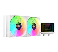 Mars Gaming ML-two240 Raffreddamento a liquido AIO 450W TDP 2 ventole ARGB Pompa di quarta generazione Bianco